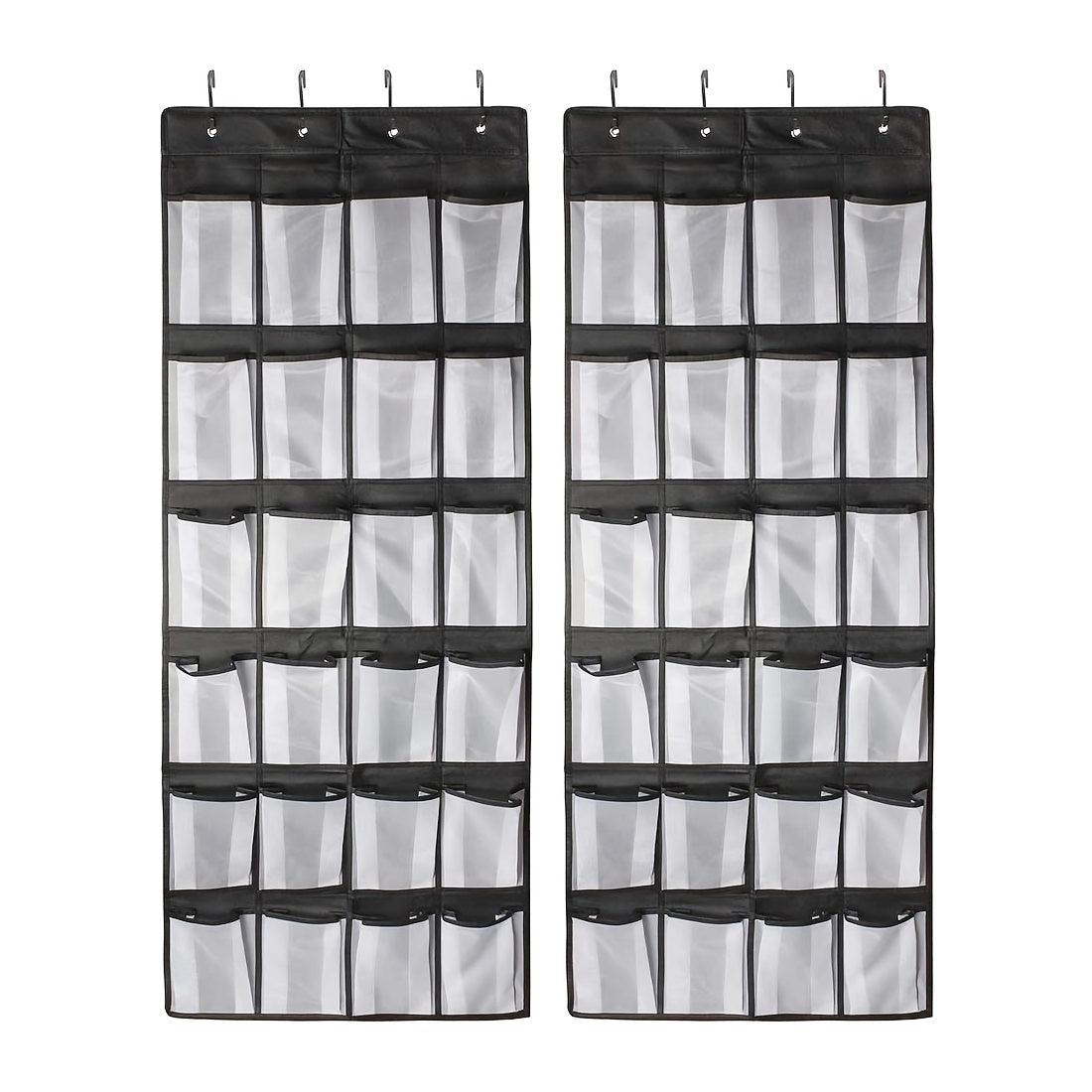 24 Grid Over Door Storage Bag Shoes Toys Bras Organizer