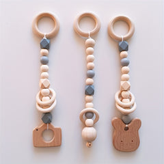6pcs Wooden Curtain Rings DIY Jewelry Making