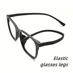 TR90 Square Frame Anti Light Glasses Casual Eyeglasses For Men