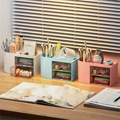 Large Capacity Pencil Holder & Storage Box for Students