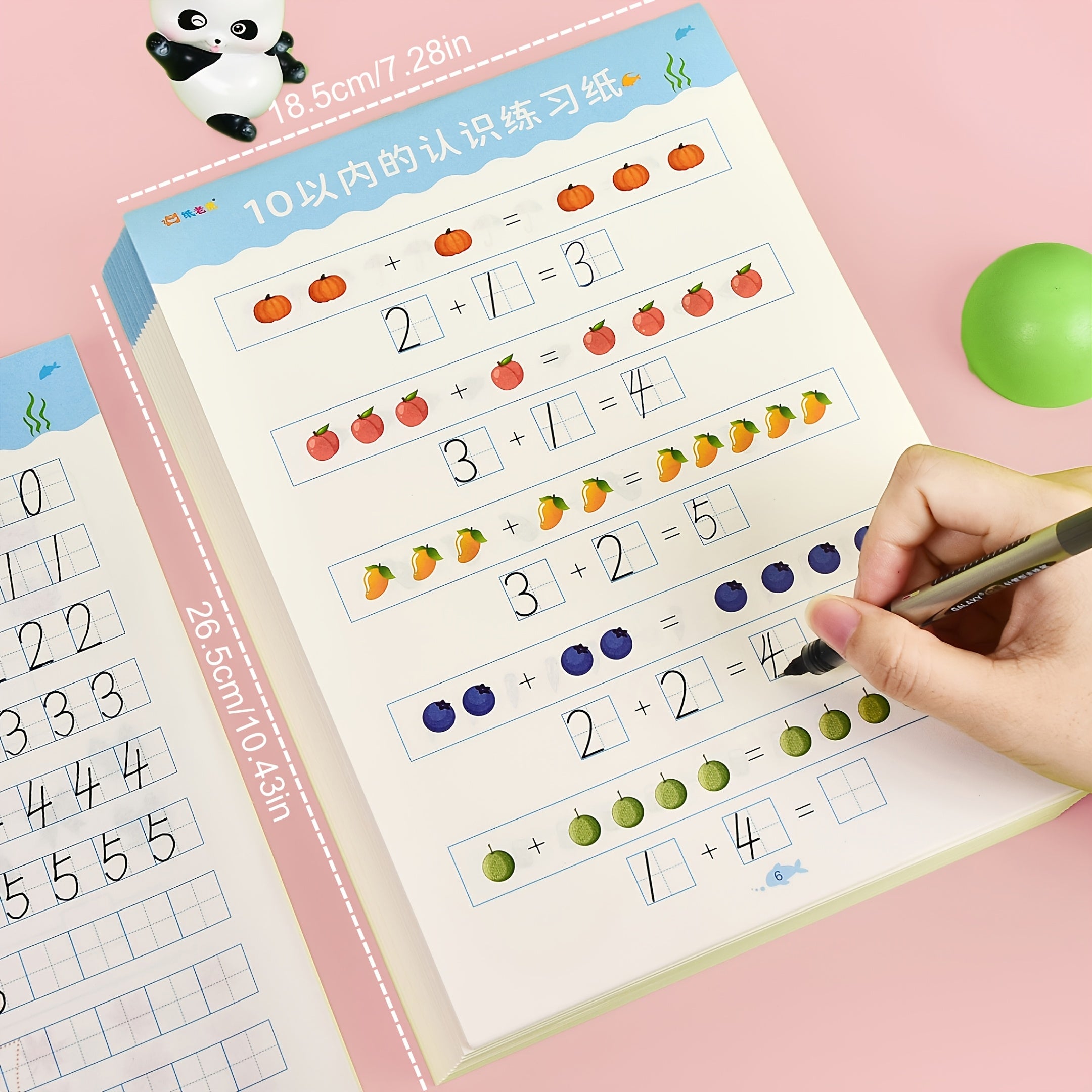 Number Recognition Addition & Subtraction Workbook Set