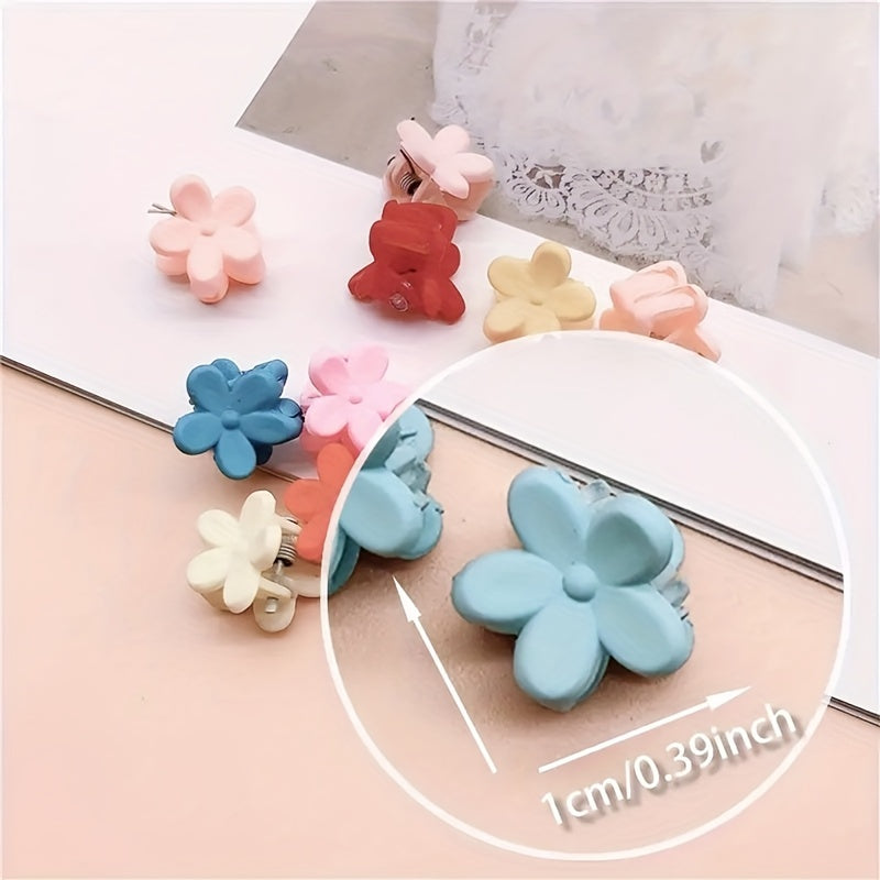 20pcs Pet Head Flowers Crown Hair Clip Dog Cat Hairpins Random Color