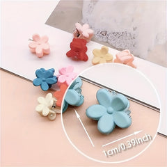 20pcs Pet Head Flowers Crown Hair Clip Dog Cat Hairpins Random Color