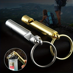 Whistle Bottle Opener Car Keychain Zinc Alloy Keychain Multifunctional Pendant