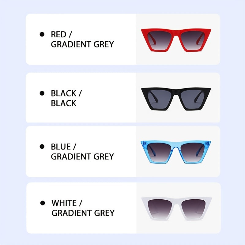 Square Vintage 90s Cat Eye Sunglasses