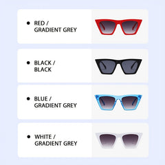 Square Vintage 90s Cat Eye Sunglasses
