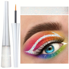 Glitter Liquid Eyeliner Stick Fine Tip Easy Apply Waterproof Eye Makeup Tool