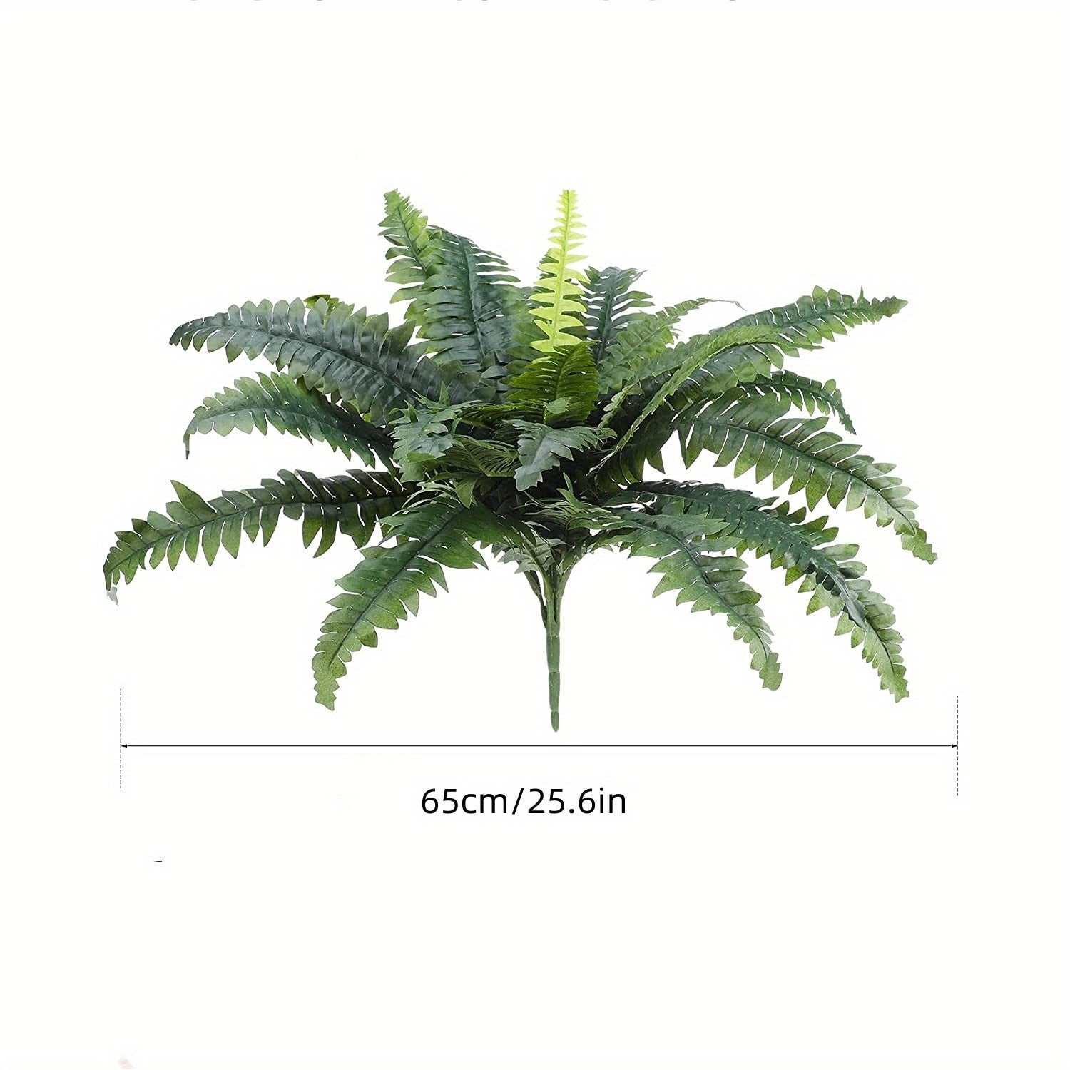 Artificial Boston Fern Bush 48Inch Faux Greenery Room Decor