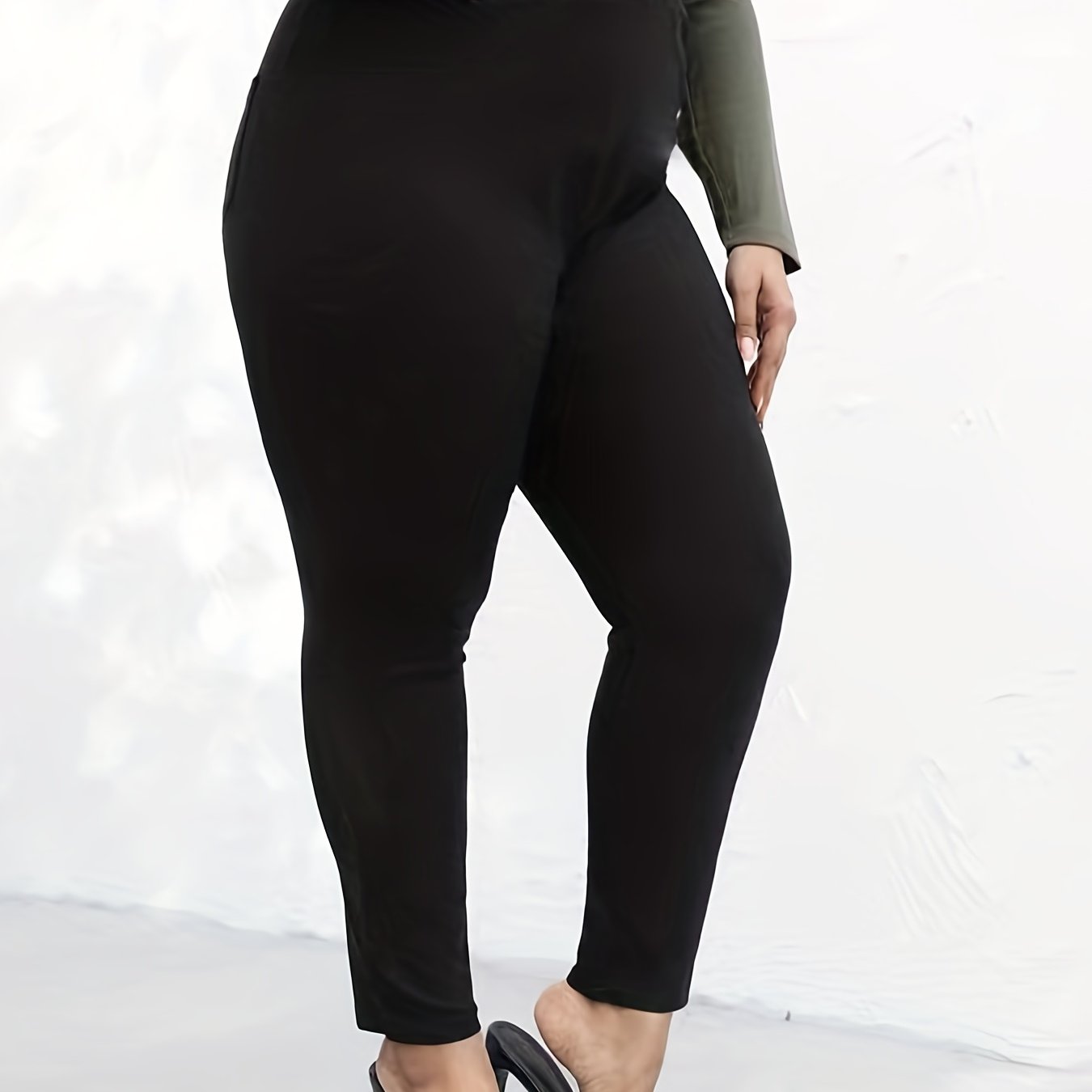  High Rise Stretch Skinny Pants
