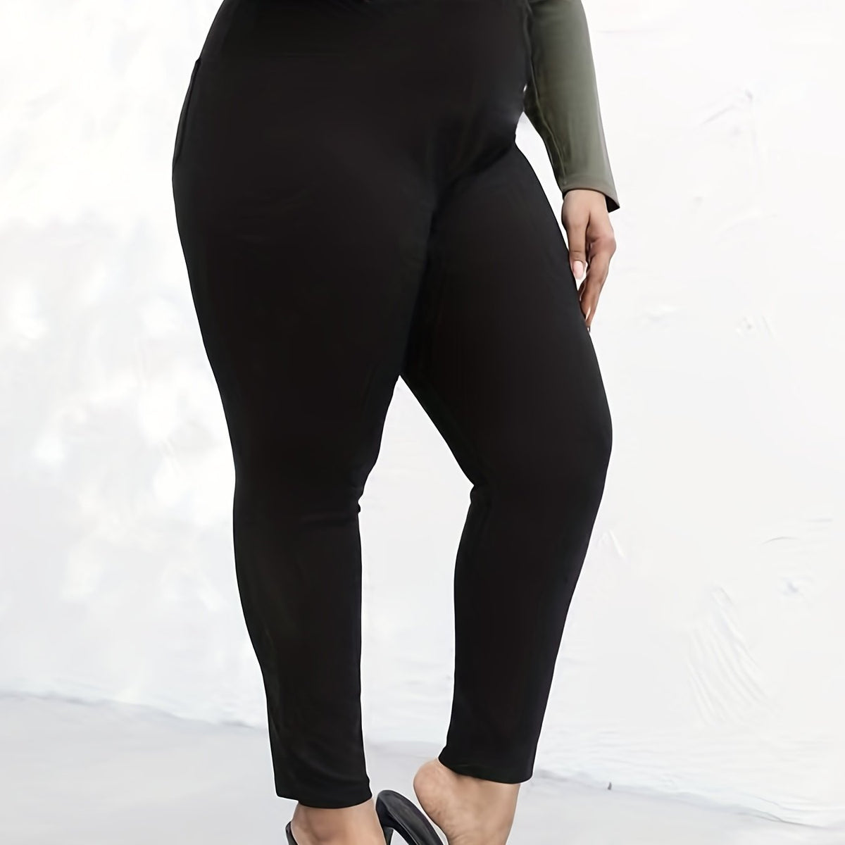  High Rise Stretch Skinny Pants