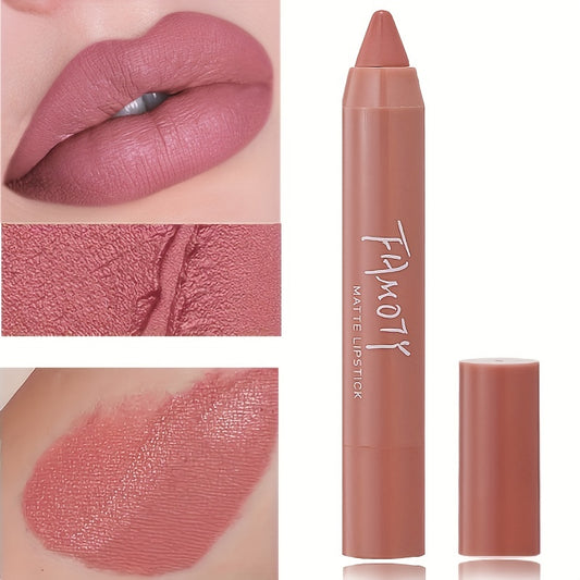 Dusty Rose Red Brown Matte Velvet Lipstick Moisturizing