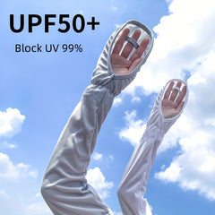 UFP50 Ice Sleeve Women's Loose Sunscreen Gloves UV Protection Sleeve