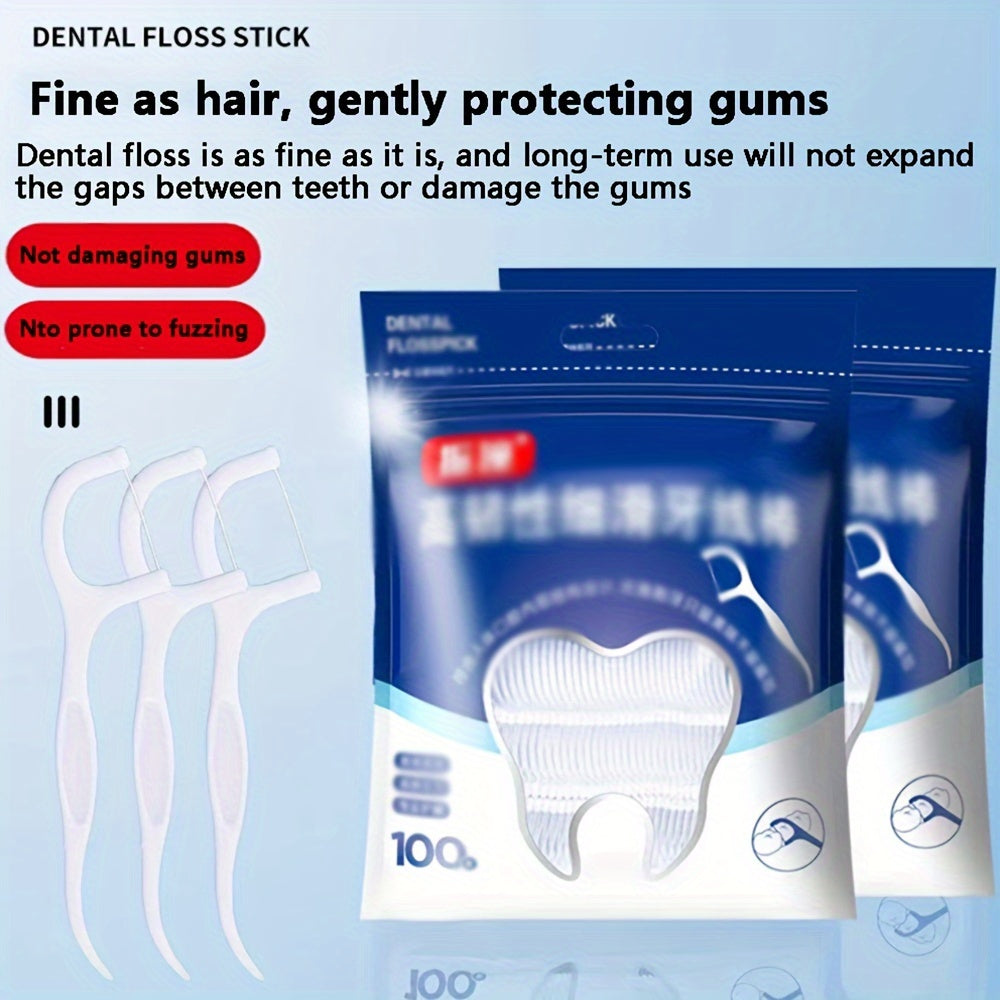 Disposable Dental Floss Picks for Deep Cleaning & Oral Care