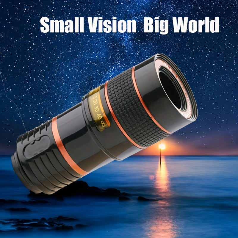 8x8 HD Portable Monocular Connects To Phone For Bird Watching