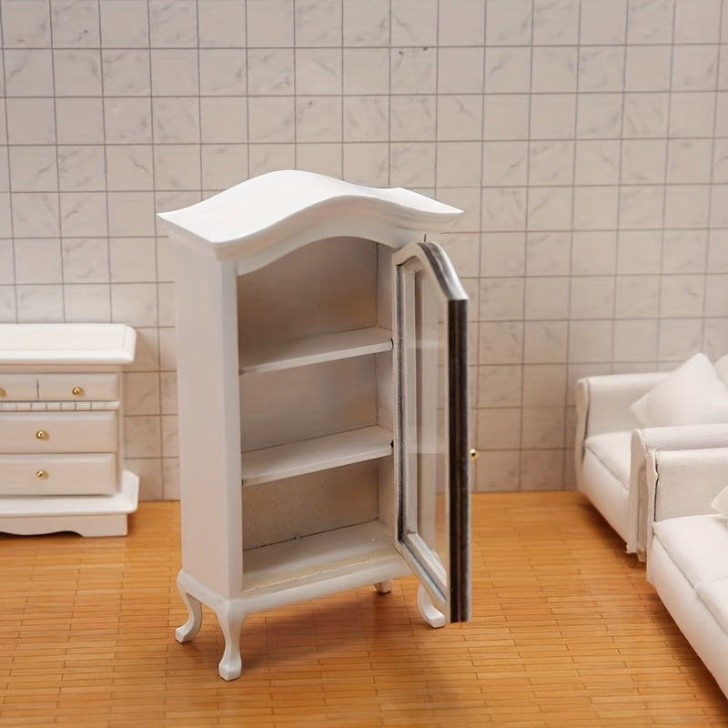 1:12 Dollhouse Collection Cabinet Mini Furniture Display Case Craftsma