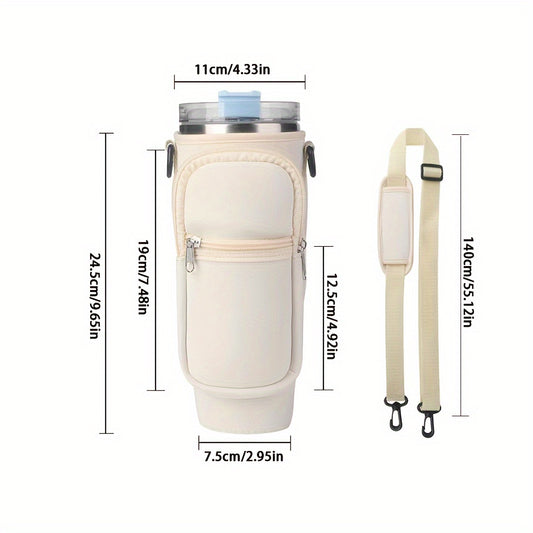 Water Cup Carrier Bag For 40oz Tumbler Bottle Holder Bag