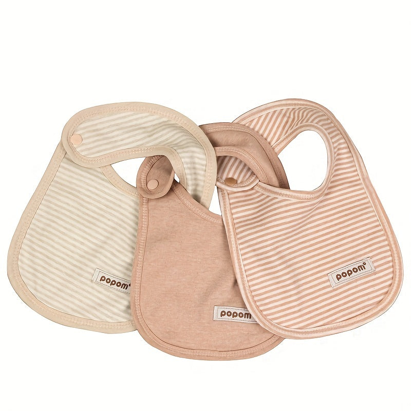 3pcs Newborn Baby Bibs Triangle Feeding Bibs