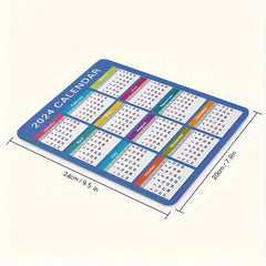 Calendar HD Mouse Pad Non Slip Rubber Mouse Pad For Computer Desk Office