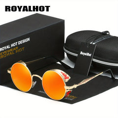 RoyalHot Polarized Round Large Frame Sunglasses
