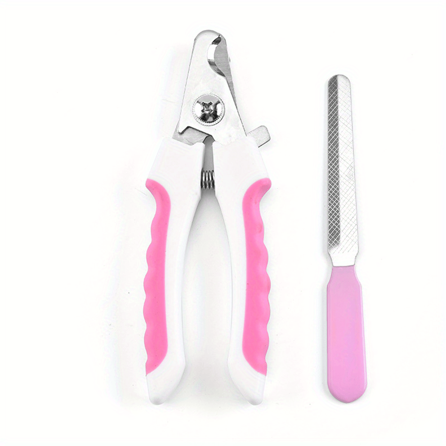 Stainless Steel Pet Nail Clipper with File for Cat and Dog
