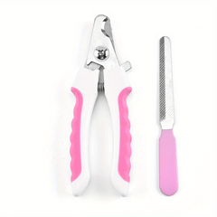 Stainless Steel Pet Nail Clipper with File for Cat and Dog