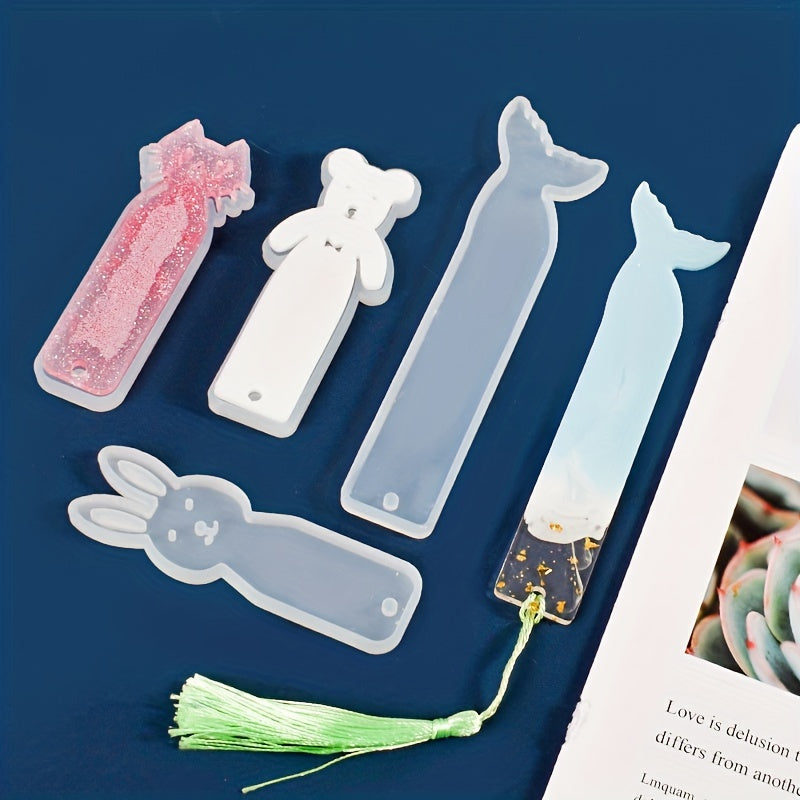 Animal Shape Bookmark Silicone Mold for DIY Epoxy Resin Molds