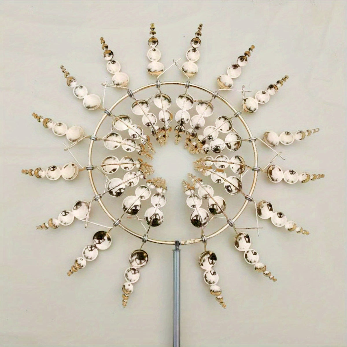 Metal Windmill Wind Catcher Garden Weather Vane Yard Decoration