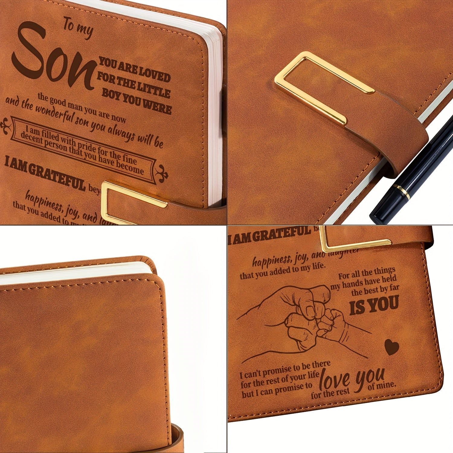 Personalized A5 Magnetic Buckle Notebook for Son