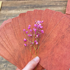 Vintage Red Brown Distressed Envelopes - Pack of 10