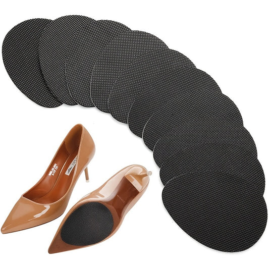 5 Pairs Anti-slip High Heeled Shoes Rubber Mat Mute Sole