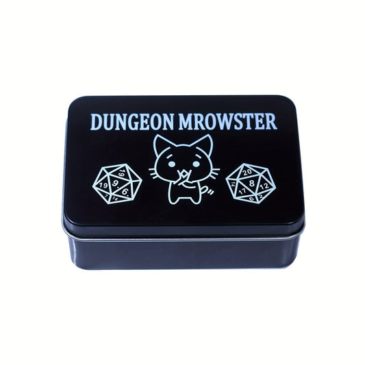 Metal Dice Box for Storing, Collecting & Gifting