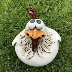 Hen Resin Statue for Outdoor Decor