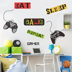 Gaming Wall Decals Vinyl Stickers for Room Decor