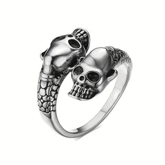 Skull Cast Ring Stainless Steel Men's Jewelry