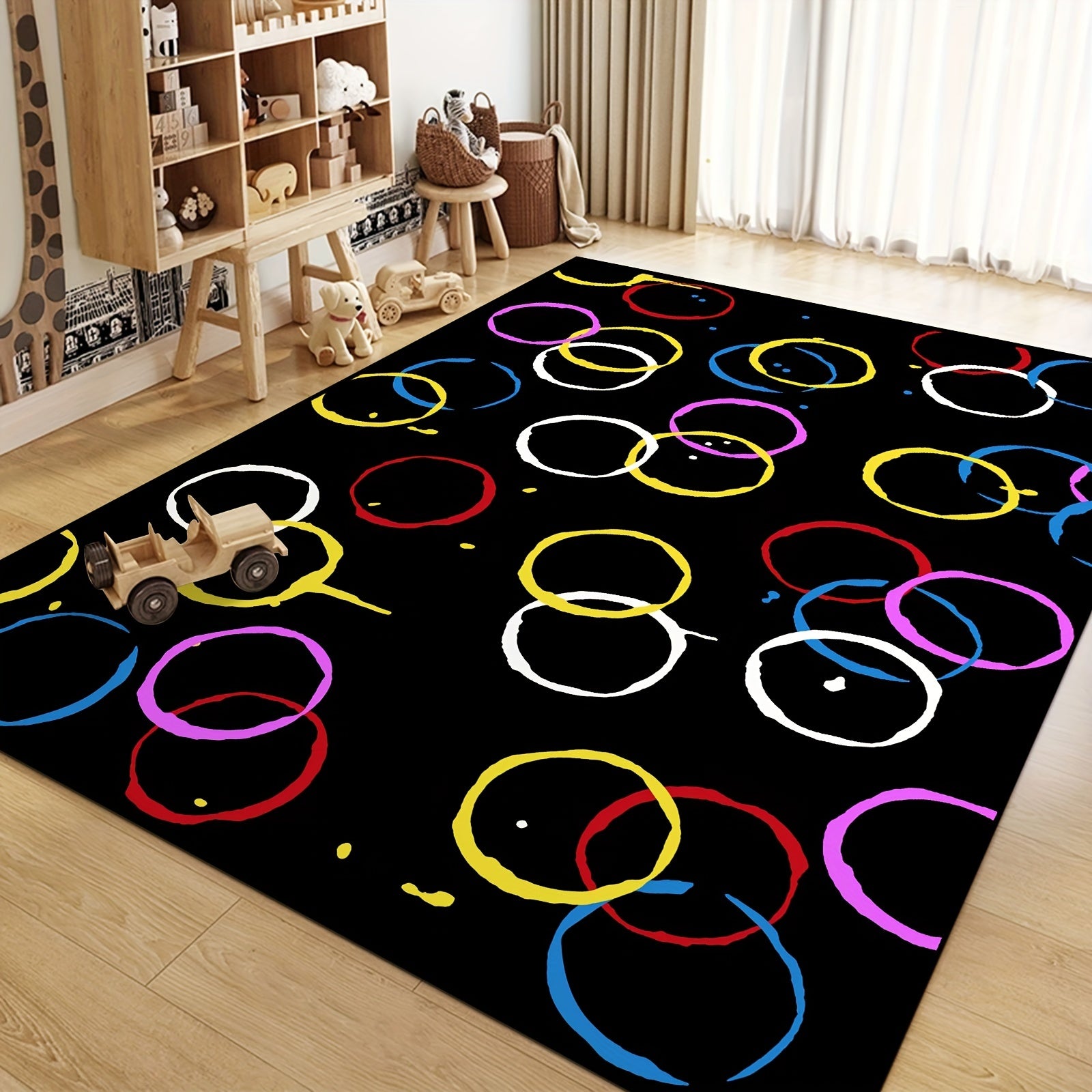 Loop Velvet Reading Area Carpet Baby Crawling Mat