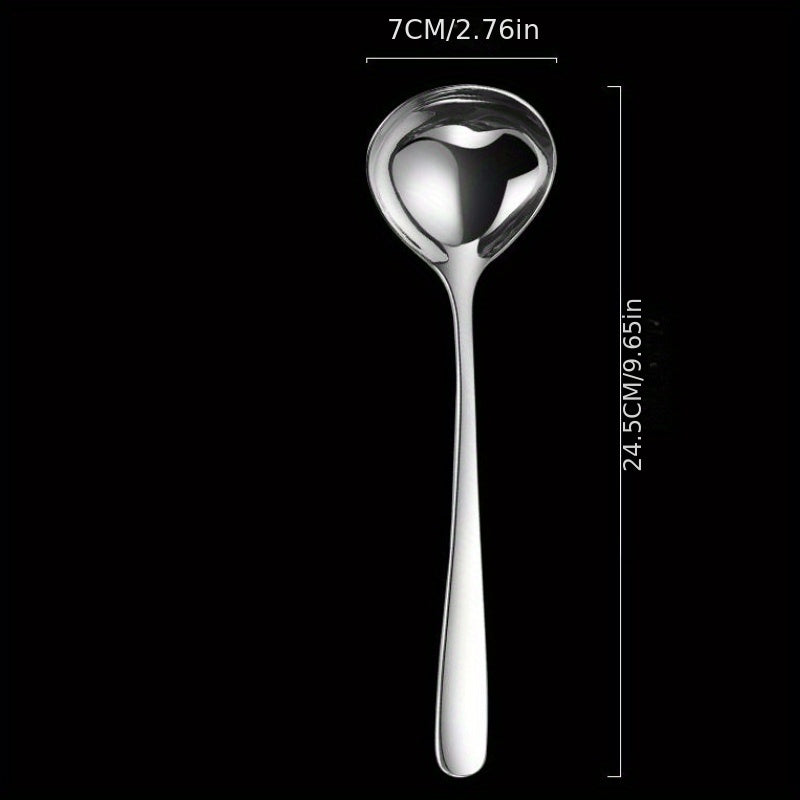 Slotted Spoon Stainless Steel Long Handle Hot Pot Soup Ladle