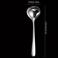 Slotted Spoon Stainless Steel Long Handle Hot Pot Soup Ladle