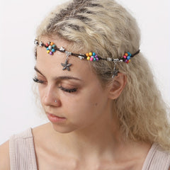 Boho Ocean Series Hair Band with Metal Starfish