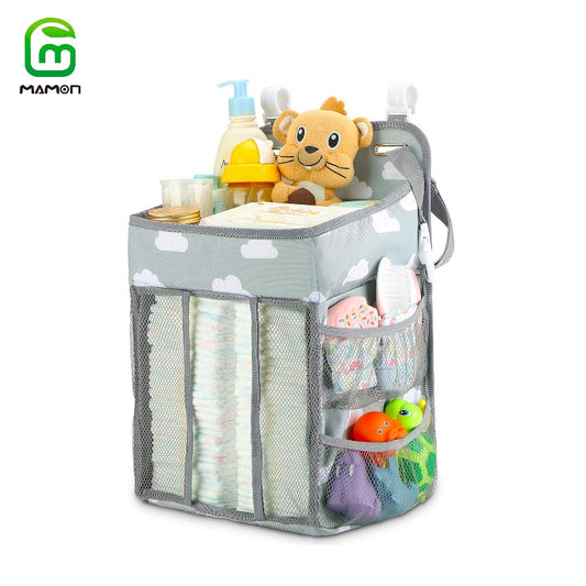 Hanging Diaper Caddy Organizer with Multiple Pockets