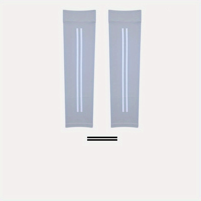 Sunscreen Ice Sleeves Men's Sports Arm Sleeves Stripes