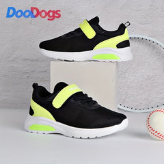 Boys Low Top Woven Sneakers Breathable Lightweight Anti Slip Shoes