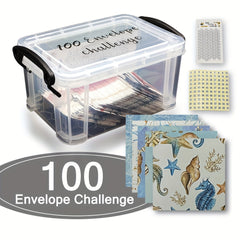 100 Envelopes Money Saving Challenge Box Money Saving Challenge Envelopes