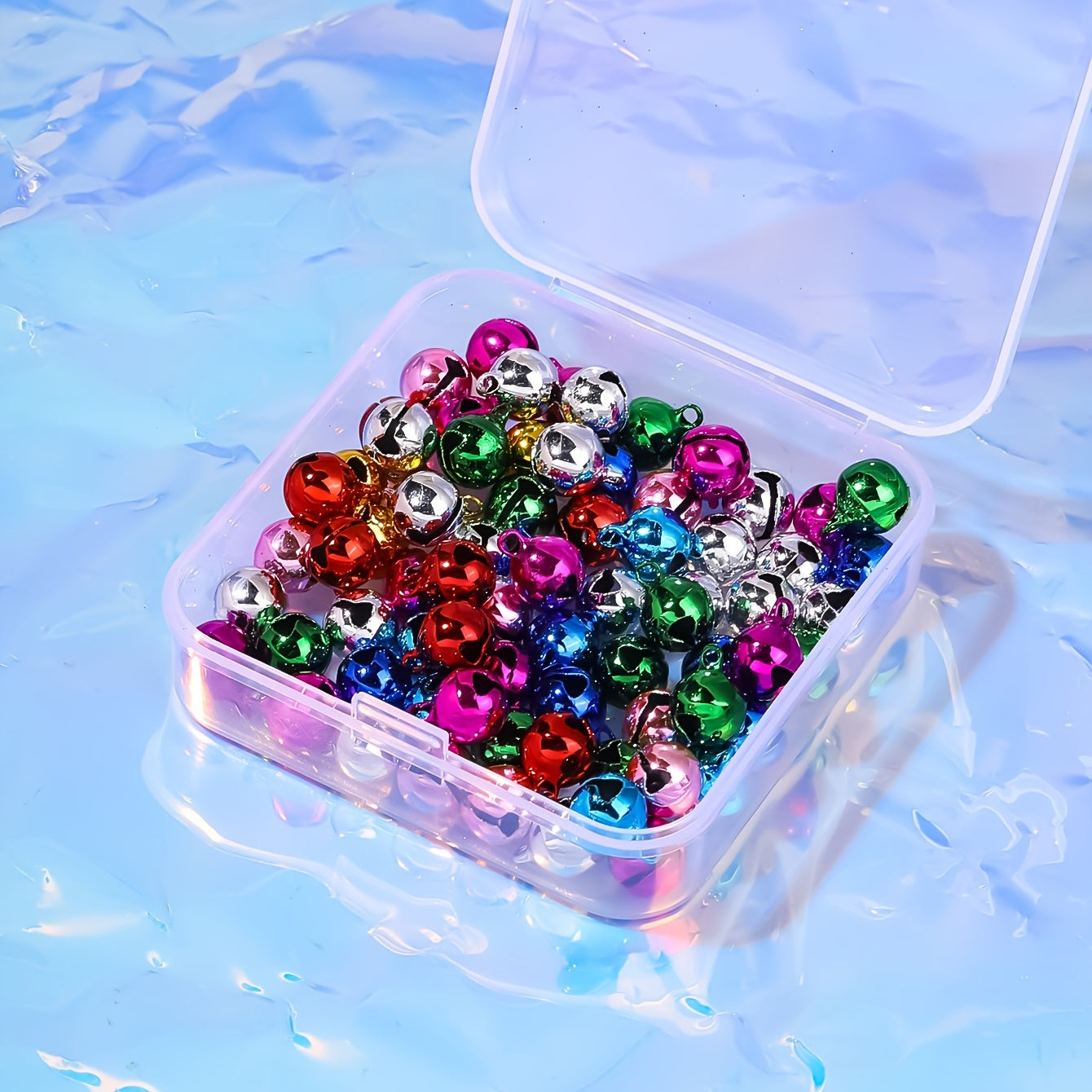 80pcs Mixed Copper Bells DIY Material Accessories