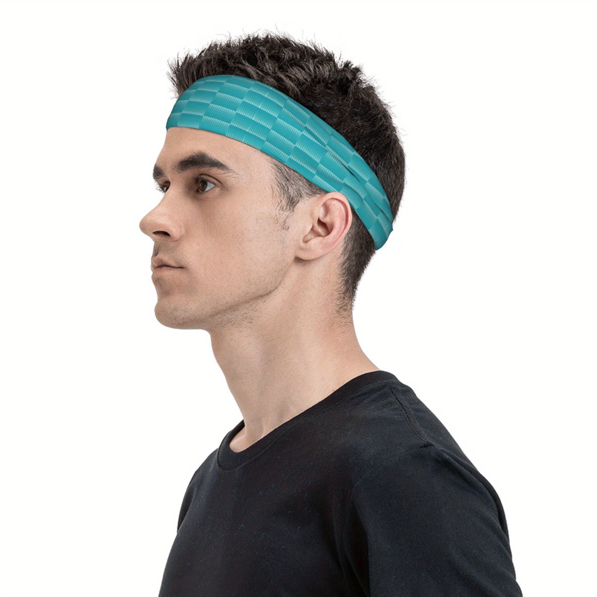 Vintage Plaid Breathable Headband for Sport & Casual Outfits