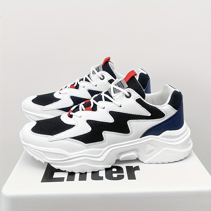 Men Chunky Lace-up Front Shoes