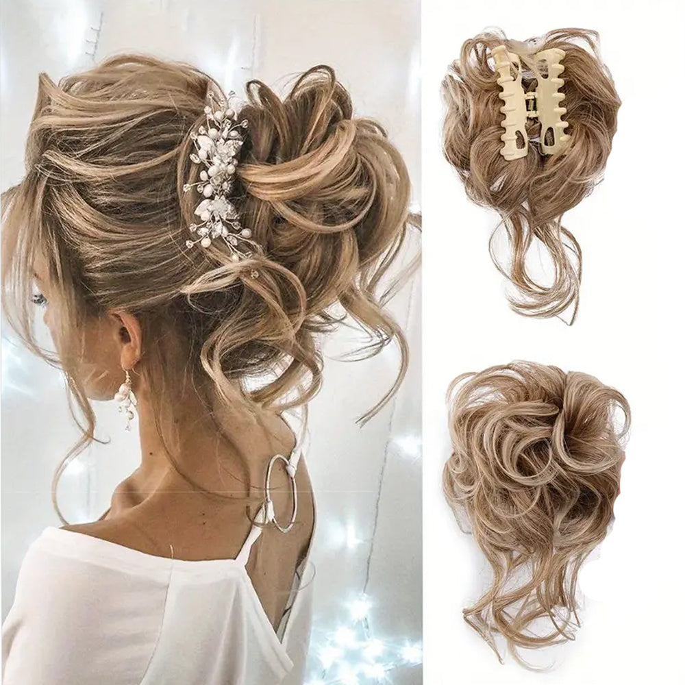 Curly Wavy Synthetic Hair Scrunchies Extensions For Women
