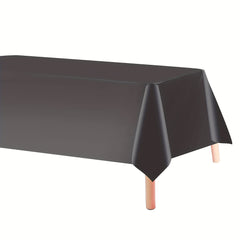 Disposable Plastic Tablecloth for Parties - Rectangle Table Cover