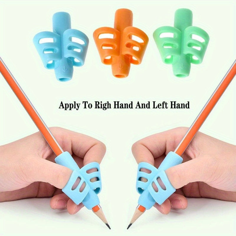 8 Pack Pencil Grips Ergonomic Soft Grip Pencil Holder