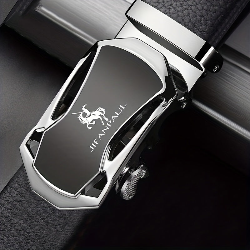 Men's PU Leather Automatic Buckle Belt