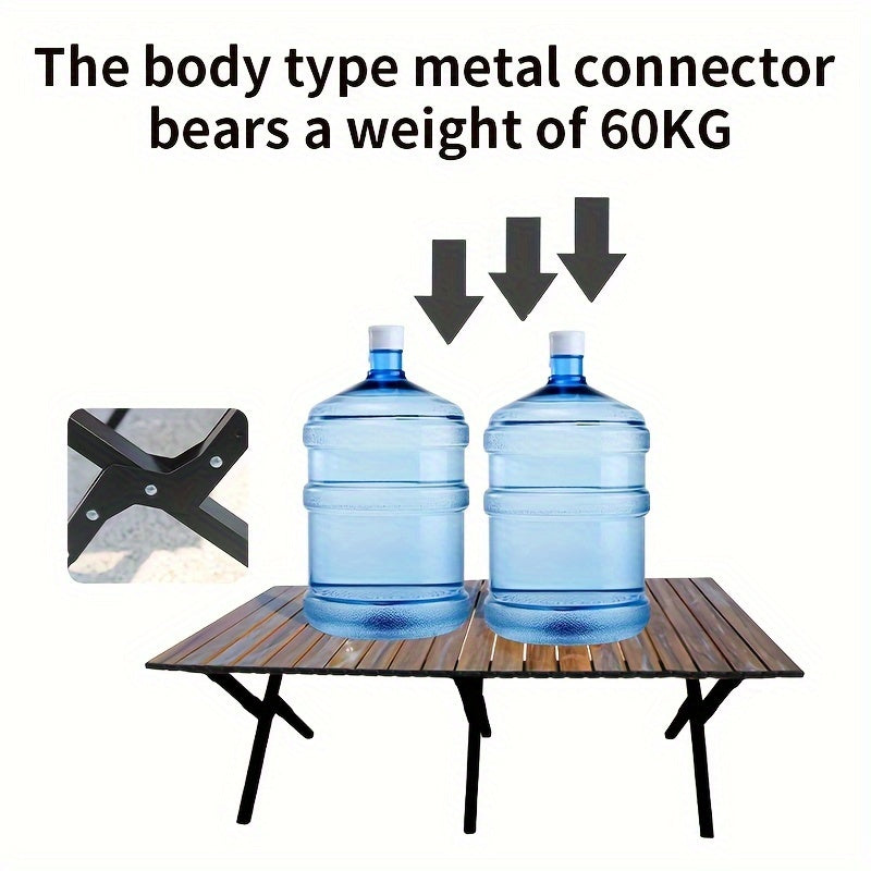 Folding Picnic Table Portable Low Height Egg Roll Table